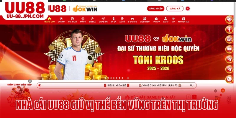 UU88 🎖️ Trang Chủ UU88.COM Giải Trí Vui Mùa World Cup 2026 ✔️ 18 Nhà cái UU88 giữ vị thế bền vững trên thị trường
