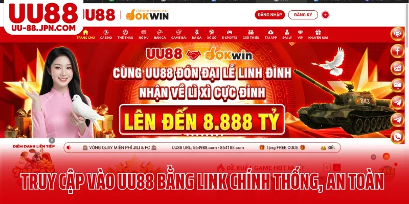 UU88 🎖️ Trang Chủ UU88.COM Giải Trí Vui Mùa World Cup 2026 ✔️ 17 Truy cập vào UU88 bằng link chính thống, an toàn